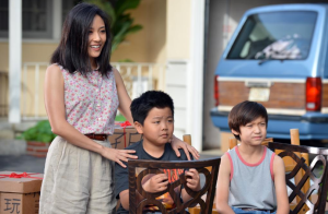 Jessica Huang with her sons. (@FreshOffABC/Twitter)